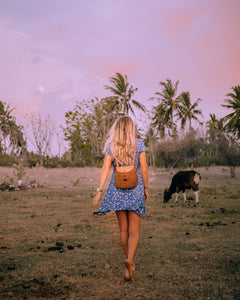 bali mini mini backpack Bingin Rattan Mini Backpack